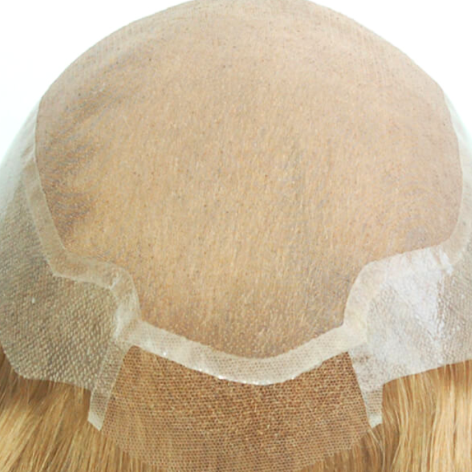 Sistemas de cabello con adorno de rejilla para mujer