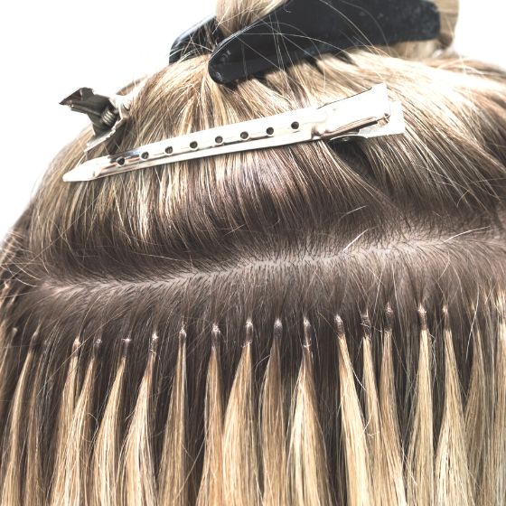 Keratin Hair Extension Installation
